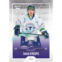 2022/23 Goal Cards Chance Liga Update #437 Jakub Kroupa Expo Ostrava SILVER 1of2