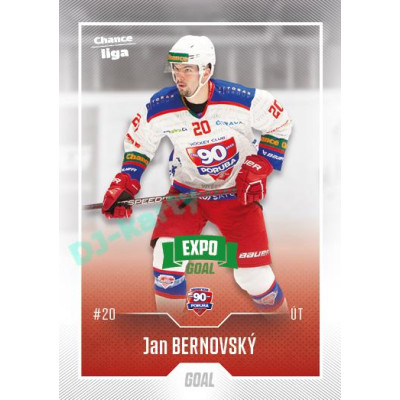 2022/23 Goal Cards Chance Liga Update #486 Jan Bernovský Expo Green