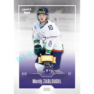 2022/23 Goal Cards Chance Liga Update #438 Matěj Zabloudil Expo Ostrava GOLD 1of2
