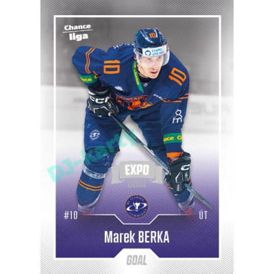 2022/23 Goal Cards Chance Liga Update #439 Marek Berka Expo Ostrava SILVER 1of2