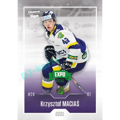 2022/23 Goal Cards Chance Liga Update #489 Krzysztof Macia Expo Green