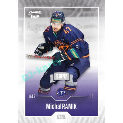 2022/23 Goal Cards Chance Liga Update #441 Michal Ramik Expo Ostrava SILVER 1of2