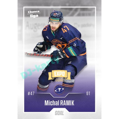 2022/23 Goal Cards Chance Liga Update #441 Michal Ramik Expo Ostrava GOLD 1of2