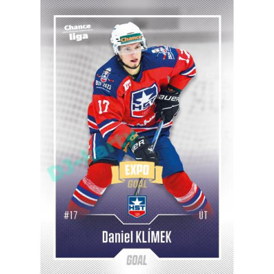 2022/23 Goal Cards Chance Liga Update #442 Daniel Klímek Expo Ostrava GOLD 1of2