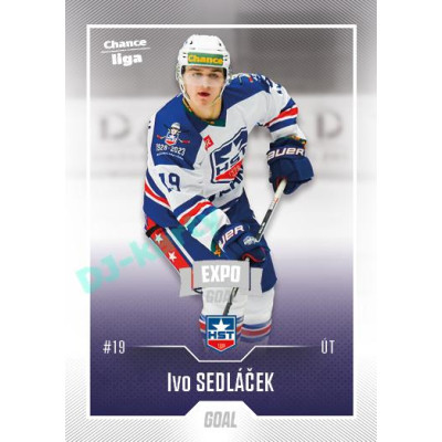 2022/23 Goal Cards Chance Liga Update #443 Ivo Sedláček Expo Ostrava SILVER 1of2