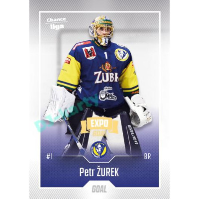 2022/23 Goal Cards Chance Liga Update #444 Petr Žurek Expo Ostrava GOLD 1of2