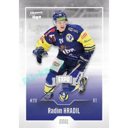 2022/23 Goal Cards Chance Liga Update #446 Radim Hradil Expo Ostrava SILVER 1of2