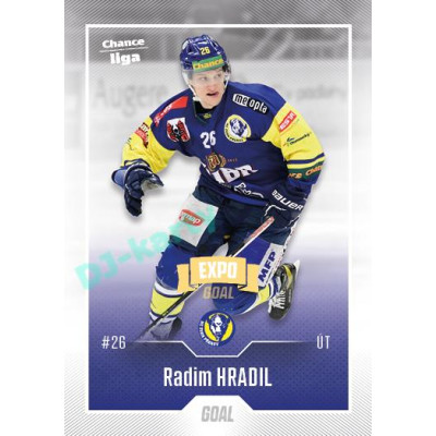 2022/23 Goal Cards Chance Liga Update #446 Radim Hradil Expo Ostrava GOLD 1of2