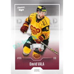 2022/23 Goal Cards Chance Liga Update #405 David Vala Expo Ostrava SILVER 1of2