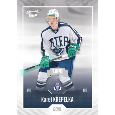 2022/23 Goal Cards Chance Liga Update #454 Karel Křepelka Expo Ostrava SILVER 1of2