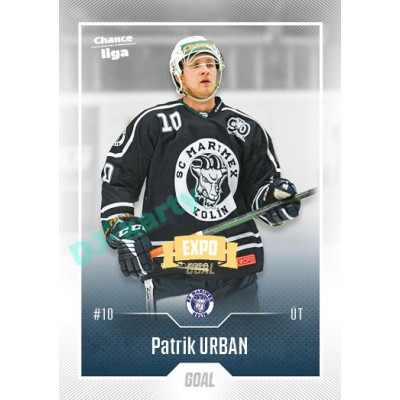 2022/23 Goal Cards Chance Liga Update #461 Patrik Urban Expo Ostrava GOLD 1of2