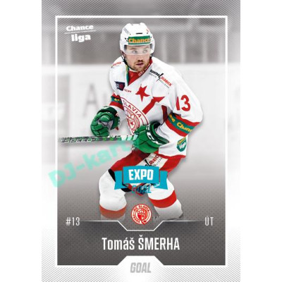 2022/23 Goal Cards Chance Liga Update #450 Tomáš Šmerha Expo Blue