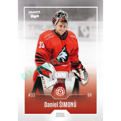 2022/23 Goal Cards Chance Liga Update #464 Daniel Šimonů Expo Ostrava SILVER 1of2