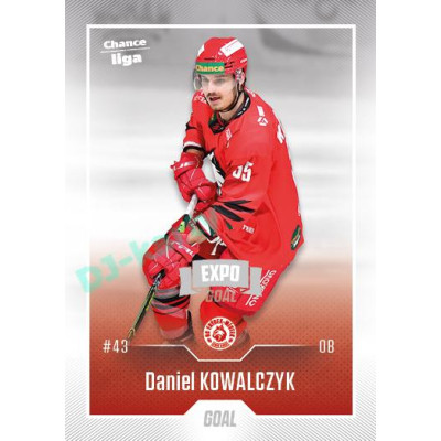 2022/23 Goal Cards Chance Liga Update #466 Daniel Kowalczyk Expo Ostrava SILVER 1of2