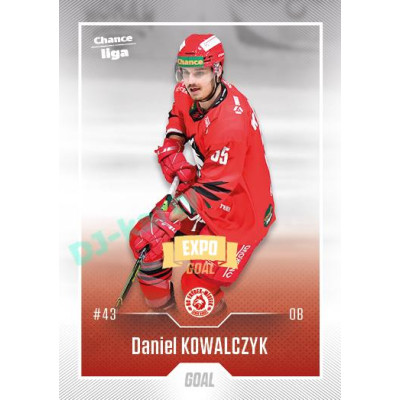 2022/23 Goal Cards Chance Liga Update #466 Daniel Kowalczyk Expo Ostrava GOLD 1of2