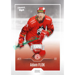 2022/23 Goal Cards Chance Liga Update #467 Adam Flok Expo Ostrava SILVER 1of2