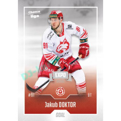 2022/23 Goal Cards Chance Liga Update #469 Jakub Doktor Expo Ostrava SILVER 1of2