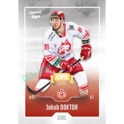 2022/23 Goal Cards Chance Liga Update #469 Jakub Doktor Expo Ostrava GOLD 1of2