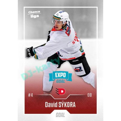 2022/23 Goal Cards Chance Liga Update #473 David Sýkora Expo Blue