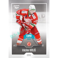 2022/23 Goal Cards Chance Liga Update #451 Václav Krliš Expo Blue