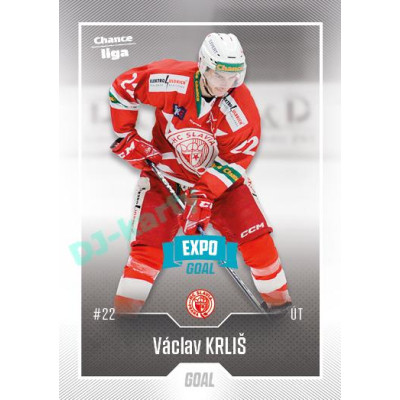 2022/23 Goal Cards Chance Liga Update #451 Václav Krliš Expo Blue