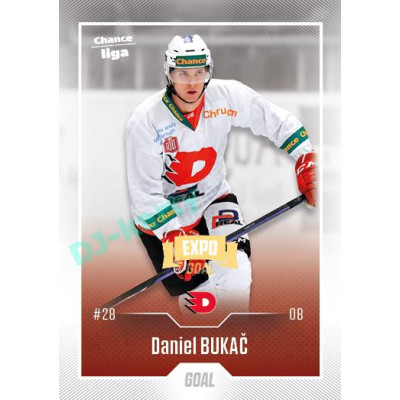 2022/23 Goal Cards Chance Liga Update #475 Daniel Bukač Expo Ostrava GOLD 1of2