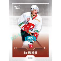 2022/23 Goal Cards Chance Liga Update #476 Jan Mandát Expo Blue