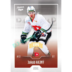 2022/23 Goal Cards Chance Liga Update #478 Jakub Hajný Expo Ostrava GOLD 1of2
