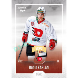 2022/23 Goal Cards Chance Liga Update #480 Robin Kaplan Expo Ostrava GOLD 1of2