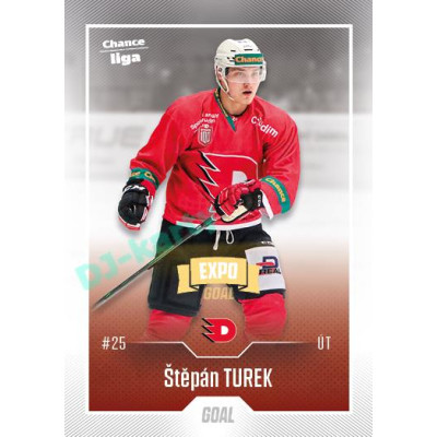 2022/23 Goal Cards Chance Liga Update #481 Štěpán Turek Expo Ostrava GOLD 1of2