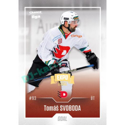 2022/23 Goal Cards Chance Liga Update #483 Tomáš Svoboda Expo Ostrava GOLD 1of2