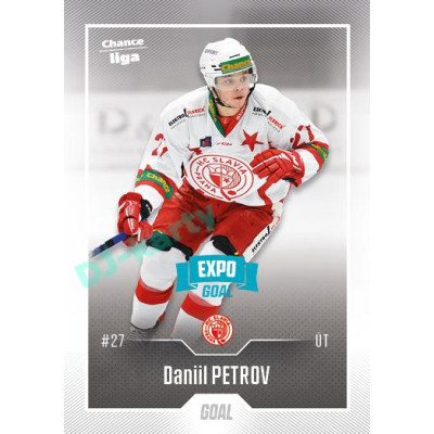 2022/23 Goal Cards Chance Liga Update #452 Daniil Petrov Expo Blue