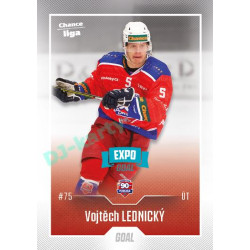 2022/23 Goal Cards Chance Liga Update #487 Vojtěch Lednický Expo Blue