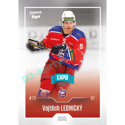2022/23 Goal Cards Chance Liga Update #487 Vojtěch Lednický Expo Blue