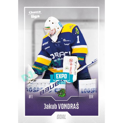 2022/23 Goal Cards Chance Liga Update #488 Jakub Vondraš Expo Blue