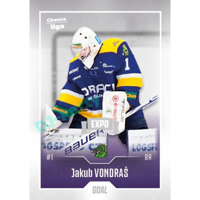 2022/23 Goal Cards Chance Liga Update #488 Jakub Vondraš Expo Ostrava SILVER 1of2