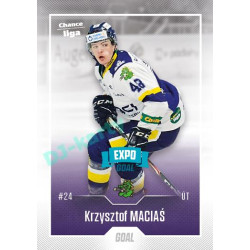 2022/23 Goal Cards Chance Liga Update #489 Krzysztof Macia Expo Blue