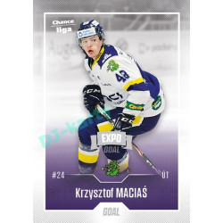 2022/23 Goal Cards Chance Liga Update #489 Krzysztof Macia Expo Ostrava SILVER 1of2