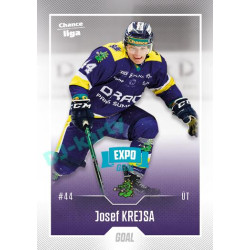 2022/23 Goal Cards Chance Liga Update #490 Josef Krejsa Expo Blue