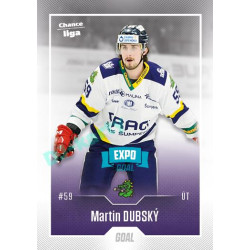 2022/23 Goal Cards Chance Liga Update #491 Martin Dubský Expo Blue