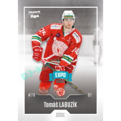 2022/23 Goal Cards Chance Liga Update #453 Tomáš Labuzík Expo Blue