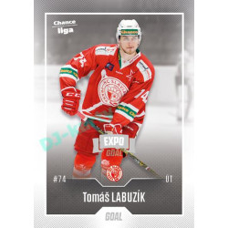 2022/23 Goal Cards Chance Liga Update #453 Tomáš Labuzík Expo Ostrava SILVER 1of2