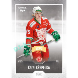 2022/23 Goal Cards Chance Liga Update #449 Karel Křepelka Expo Ostrava GOLD 1of2