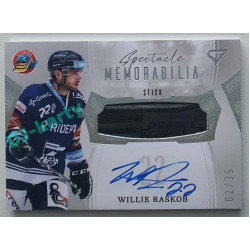 2022/23 Sportzoo ELH 2. série #SM-WR Willie Raskob Spectacle Memorabilia 02/35