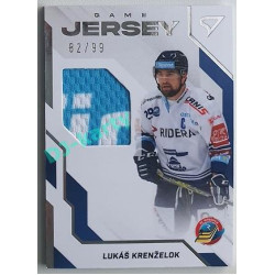 2022/23 Sportzoo ELH 2. série #GJ-KR Lukáš Krenželok Game Jersey 82/99