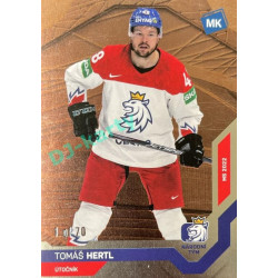 2021/22 MK reprezentace #050 Tomáš Hertl MS Bronze 1 of 70