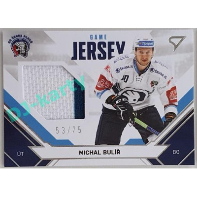 2021/22 Sportzoo TIPSPORT ELH Michal Bulíř #JS-MB 53/75 Game Jersey