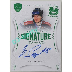 2021/22 OFS The Final Series Authentic Signature Emerald #TFS-MS Michal Sup 1/1 EXPO Pardubice