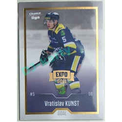 2022/23 Goal Cards Chance Liga 1. série #175 Vratislav Kunst Expo Pardubice Gold 1 of 3