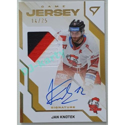 2022/23 Sportzoo ELH 1. série #GJS-KN Jan Knotek Game Jersey Auto 19/25